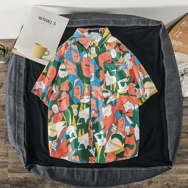 summer men's shirts fashion hip hop streetwear printing short sleeve shirt men casual harajuku sweatshirt men shirt, White;black
summer men's shirts fashion hip hop streetwear printing short sleeve shirt men casual harajuku sweatshirt men shirt, White;black