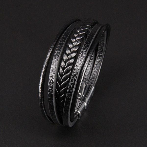 sell men classice multilayer leather bracelet magnetic-clasp cowhide braided multi layer wrap bangles pulsera hombre, Red;blue
sell men classice multilayer leather bracelet magnetic-clasp cowhide braided multi layer wrap bangles pulsera hombre, Red;blue