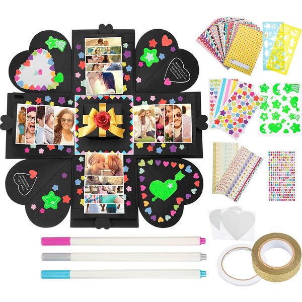 konesky romantic surprise valentine's love explosion box gift explosion for anniversary scrapbook diy p album birthday gift
konesky romantic surprise valentine's love explosion box gift explosion for anniversary scrapbook diy p album birthday gift