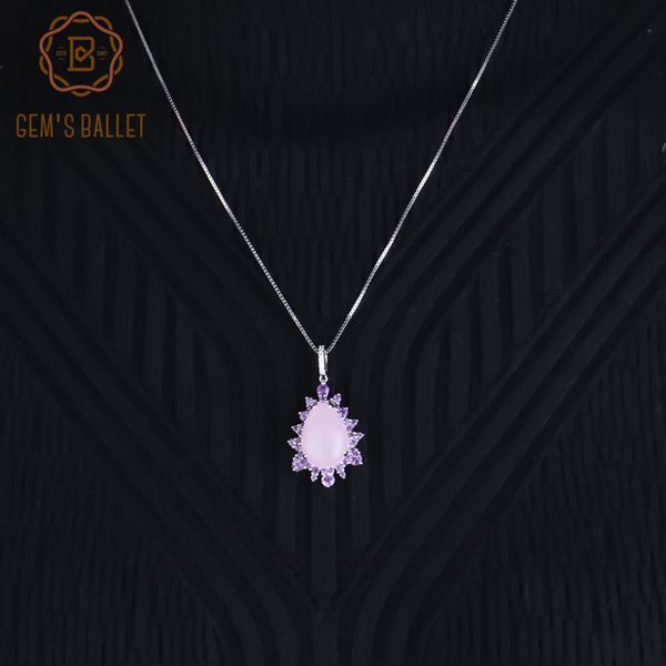 gem's ballet natural pink chalcedony gemstone pendants 925 sterling silver necklace for women wedding engagement fine jewelry
gem's ballet natural pink chalcedony gemstone pendants 925 sterling silver necklace for women wedding engagement fine jewelry