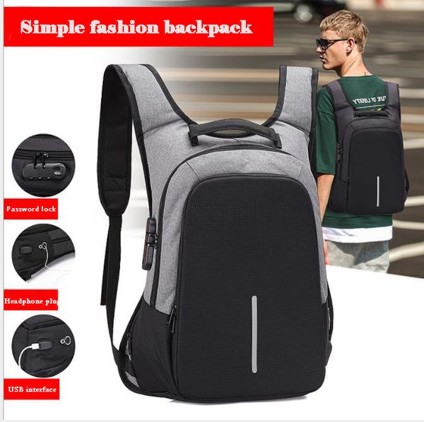 anti-theft password lock travel backpack men's large-capacity simple business computer backpack men and women student bag
anti-theft password lock travel backpack men's large-capacity simple business computer backpack men and women student bag