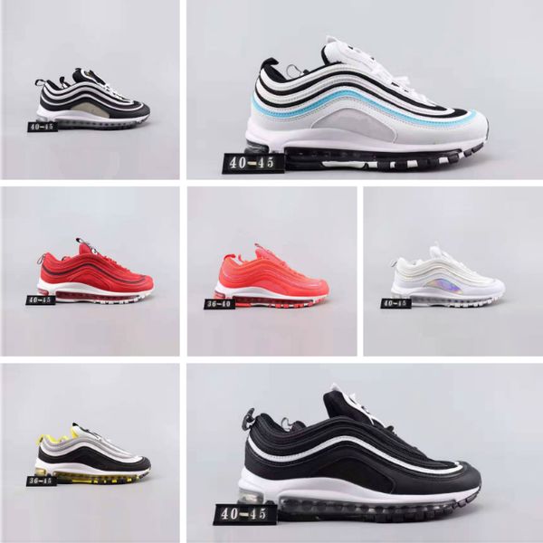 2019 new arrival 97 mens womens running shoes cushion silver gold sneakers athletic designers sport outdoor shoes air, Black
2019 new arrival 97 mens womens running shoes cushion silver gold sneakers athletic designers sport outdoor shoes air, Black