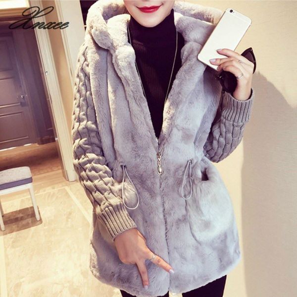 xnxee women casual warm outwear autumn jacket fashion female slim coat overcoat plus size hooded faux wool elegant blends, Black
xnxee women casual warm outwear autumn jacket fashion female slim coat overcoat plus size hooded faux wool elegant blends, Black