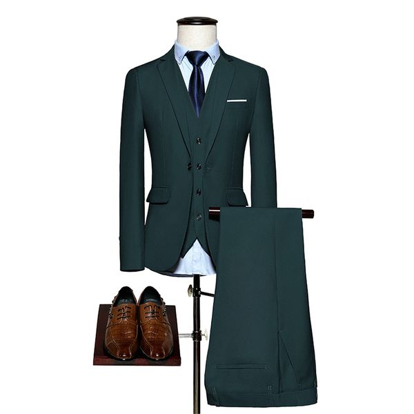 suits male 2018 slim fit 3 piece set (jacket+pants+vest) business suits groom wedding party tuxedos new mens formal wear, White;black
suits male 2018 slim fit 3 piece set (jacket+pants+vest) business suits groom wedding party tuxedos new mens formal wear, White;black