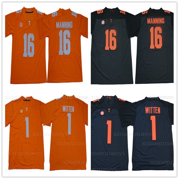 Tennessee Volunteers 16 Peyton Manning 1 Jason Witten Navy Orange Gray White NCAA College Football Jerseys Stitched logos
Tennessee Volunteers 16 Peyton Manning 1 Jason Witten Navy Orange Gray White NCAA College Football Jerseys Stitched logos
