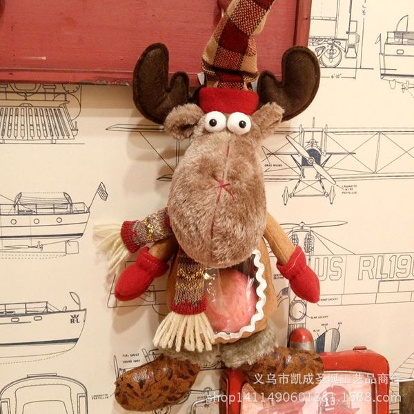 2020 new christmas cute elk gift bag high grade christmas eve safe fruit bag doll 43x22 cm home decoration indoor pendant
2020 new christmas cute elk gift bag high grade christmas eve safe fruit bag doll 43x22 cm home decoration indoor pendant