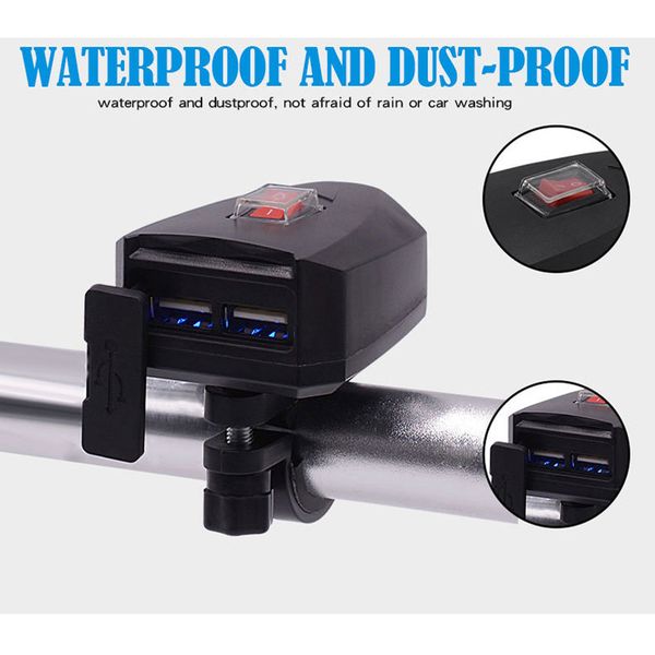 10v-80v motorcycle 2.4a dual usb waterproof power charger scooter handlebar cigarette lighter adapter moto accessories dfdf
10v-80v motorcycle 2.4a dual usb waterproof power charger scooter handlebar cigarette lighter adapter moto accessories dfdf