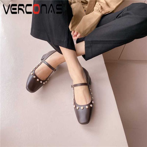 verconas casual retro elegant autumn new high heels woman pumps genuine leather pearl square toe shoes woman, Black
verconas casual retro elegant autumn new high heels woman pumps genuine leather pearl square toe shoes woman, Black