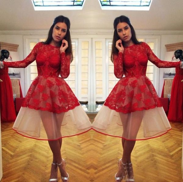 homecoming dress a line little red long sleeves lace juniors sweet 15 graduation cocktail party dress plus size custom made, Black
homecoming dress a line little red long sleeves lace juniors sweet 15 graduation cocktail party dress plus size custom made, Black