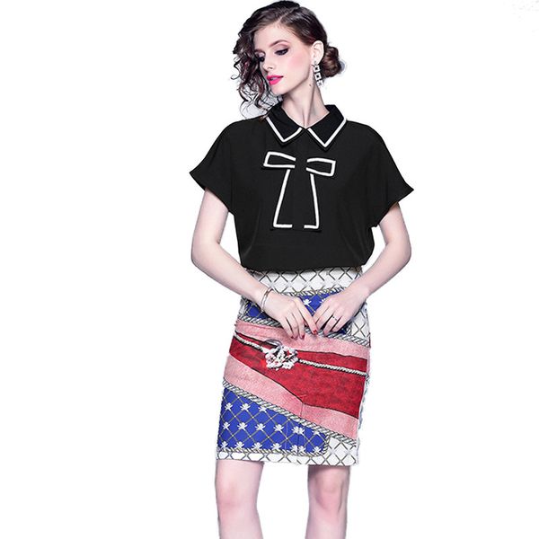 2019 womens clothing 2 piece set collar short sleeve loose black shirt print bag hip skirt suit women two piece shorts sets plus size -2xl, White
2019 womens clothing 2 piece set collar short sleeve loose black shirt print bag hip skirt suit women two piece shorts sets plus size -2xl, White