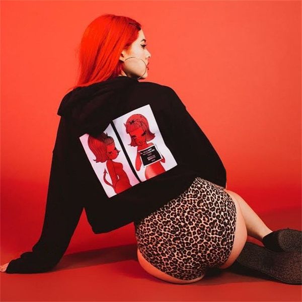 93461 hip hop skateboarding girls fall hat wear women loose lazy wind korea ins printed hat jacket, Black
93461 hip hop skateboarding girls fall hat wear women loose lazy wind korea ins printed hat jacket, Black