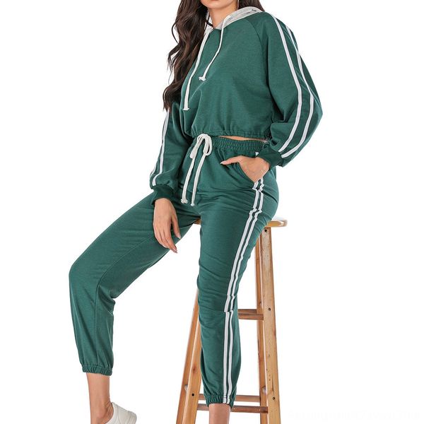 long sleeve exercise & fitness wear athletic & outdoor apparel hooded tracksuit womens sports suit sweatshirt and sweatpants jogging femme 2, White;black
long sleeve exercise & fitness wear athletic & outdoor apparel hooded tracksuit womens sports suit sweatshirt and sweatpants jogging femme 2, White;black
