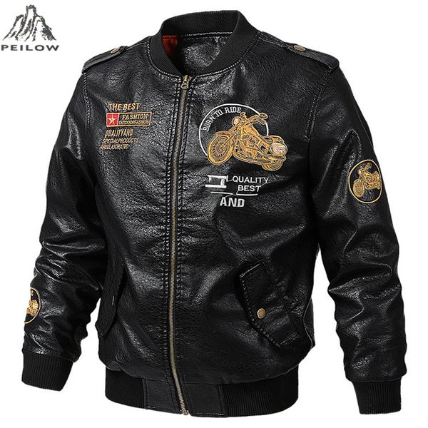 new autumn winter men's pu jacket leather coat slim fitness faux leather motorcycle bomber jackets male coats brand clothing, Black
new autumn winter men's pu jacket leather coat slim fitness faux leather motorcycle bomber jackets male coats brand clothing, Black
