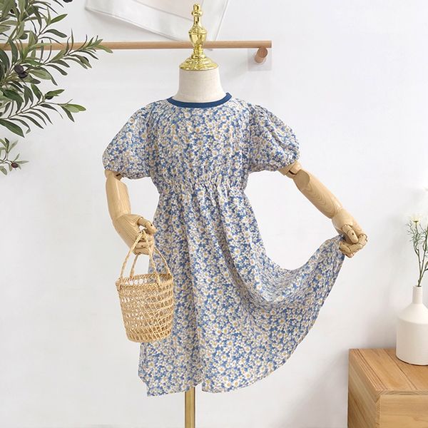 princess dress for summer cotton children clothing french puff sleeve toddler floral girls dresses, Red;yellow
princess dress for summer cotton children clothing french puff sleeve toddler floral girls dresses, Red;yellow