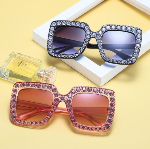 big diamond sun glasses square colored shades women oversized sunglasses retro crystal trend rhinestone a0051, White;black
big diamond sun glasses square colored shades women oversized sunglasses retro crystal trend rhinestone a0051, White;black