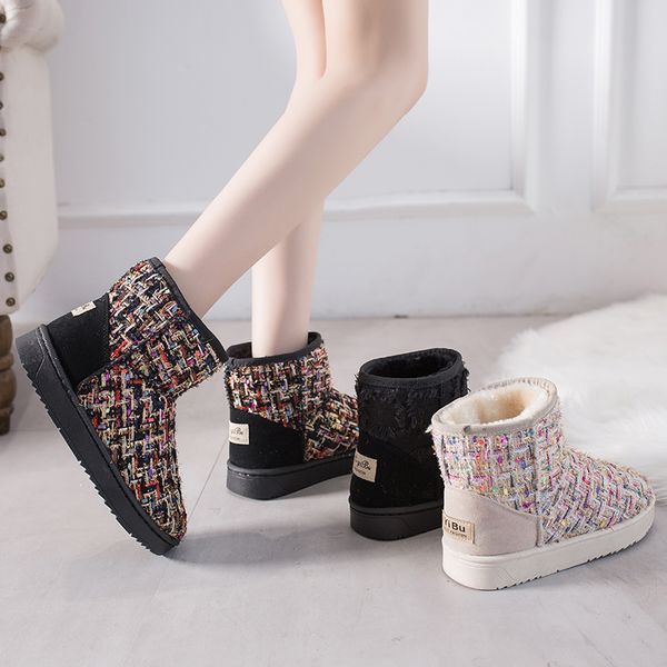 women's mid calf boots shoes booties ladies lace up australia boots-women winter footwear round toe low heels booties snow, Black
women's mid calf boots shoes booties ladies lace up australia boots-women winter footwear round toe low heels booties snow, Black
