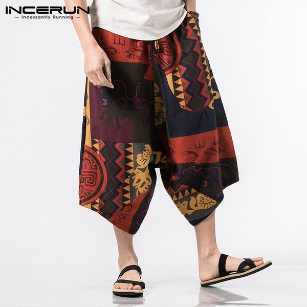 incerun 5xl hawaiian pants men cotton summer cross-pants harem pants big crotch drop wide pantalon baggy loose trousers hombre, Black
incerun 5xl hawaiian pants men cotton summer cross-pants harem pants big crotch drop wide pantalon baggy loose trousers hombre, Black