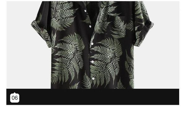 short sleeve shirt print lapel neck loose male designer seaside resort style shirt mens sumemr, White;black
short sleeve shirt print lapel neck loose male designer seaside resort style shirt mens sumemr, White;black