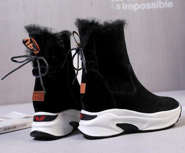 australian snow boots designer 2019 winter real hair europe and america wgg martin boots wild leather warm women cotton shoes ing, Black 
australian snow boots designer 2019 winter real hair europe and america wgg martin boots wild leather warm women cotton shoes ing, Black