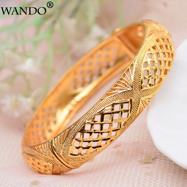 wando 1pcs african ethiopian jewelry flower gold color dubai bracelet bangles for women thread bracelet christmas wedding gift, Black
wando 1pcs african ethiopian jewelry flower gold color dubai bracelet bangles for women thread bracelet christmas wedding gift, Black