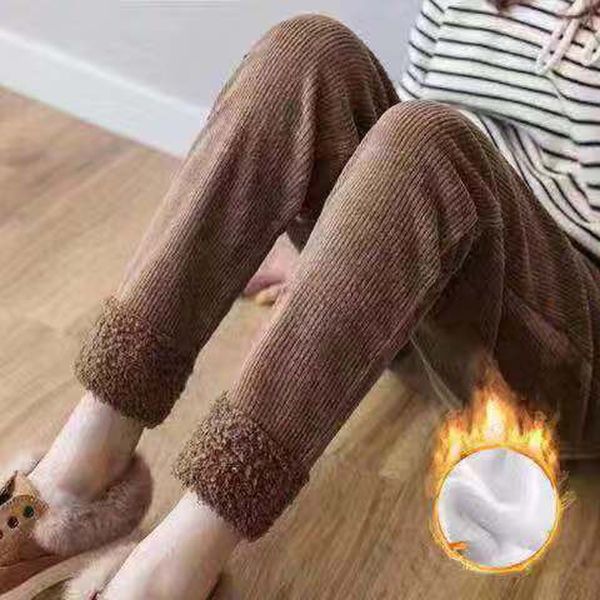 women pant winter thick lambskin cashmere pants warm female casual pants loose harlan long trousers plus size -2xl#3, Black;white
women pant winter thick lambskin cashmere pants warm female casual pants loose harlan long trousers plus size -2xl#3, Black;white