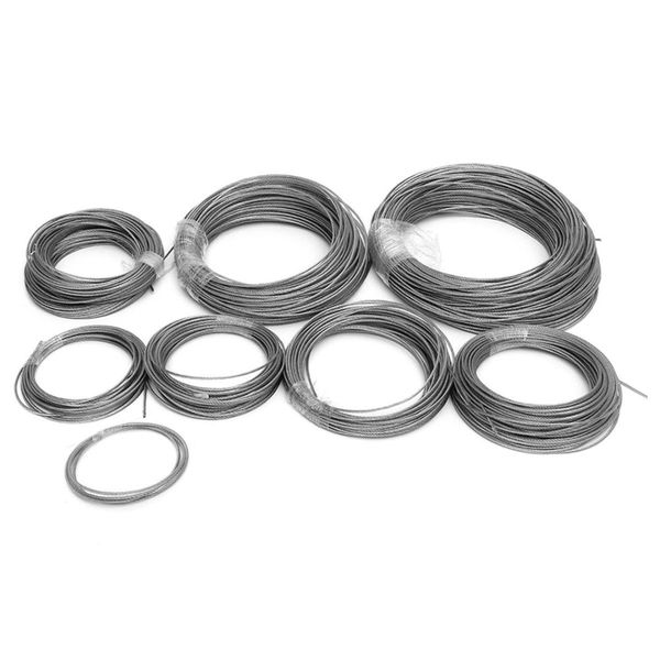 stainless steel wire rope tensile 2mm structure cable fishing lifting cable clothesline 1m/ 5m/ 10m/15m/ 20m/25m/50m/100m
stainless steel wire rope tensile 2mm structure cable fishing lifting cable clothesline 1m/ 5m/ 10m/15m/ 20m/25m/50m/100m