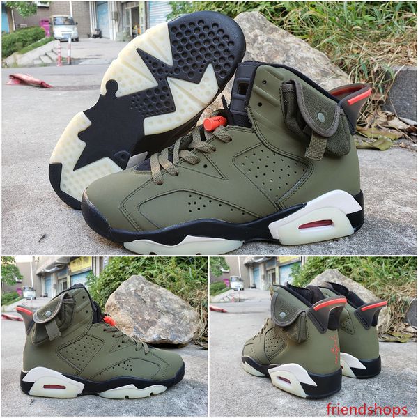 travis scotts x 6s mens basketball shoes 3m ts medium olive green designer sports sneakers tinker cactus jack baskets 6 des chaussures 7-13
travis scotts x 6s mens basketball shoes 3m ts medium olive green designer sports sneakers tinker cactus jack baskets 6 des chaussures 7-13