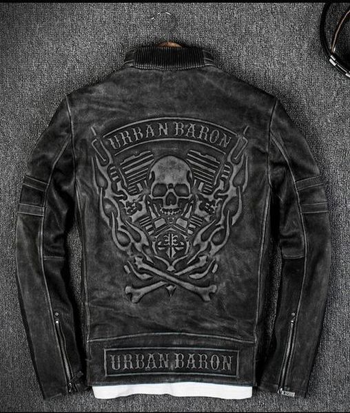 vintage black 3d flame skull pattern back men racing leather jackets 100% genuine leather motorcycle jackets
vintage black 3d flame skull pattern back men racing leather jackets 100% genuine leather motorcycle jackets
