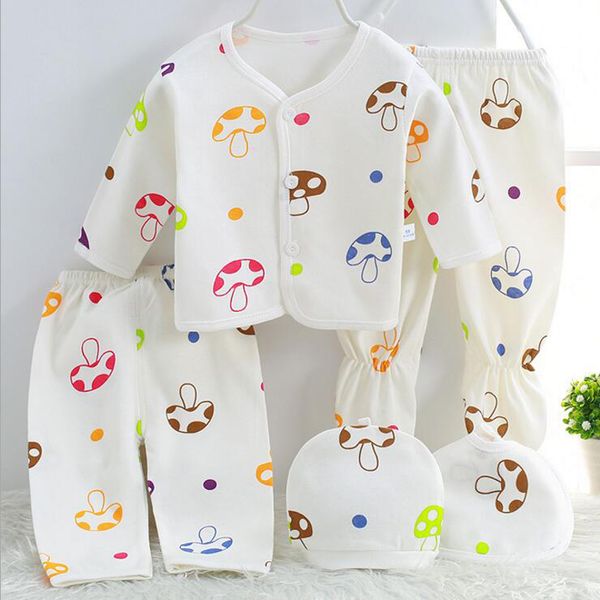 newborn set baby clothing cotton baby girls boys suits infant costumes pants+hat+bib 5pcs/set, White
newborn set baby clothing cotton baby girls boys suits infant costumes pants+hat+bib 5pcs/set, White