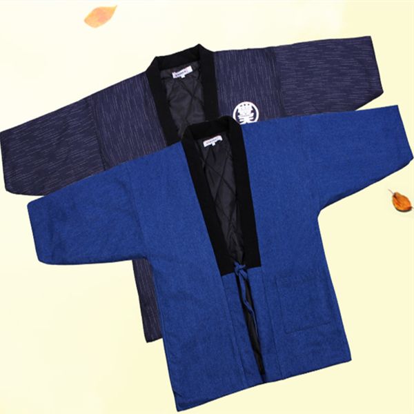 japanese style male kimono haori winter thick warm cotton-padded jacket cosplay samurai costumes men solid coat loose overcoat, Red
japanese style male kimono haori winter thick warm cotton-padded jacket cosplay samurai costumes men solid coat loose overcoat, Red