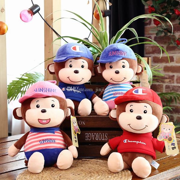 new creative sports champion hat monkey dolls 40 cm cute monkey plush toy child birthday present wholesale
new creative sports champion hat monkey dolls 40 cm cute monkey plush toy child birthday present wholesale