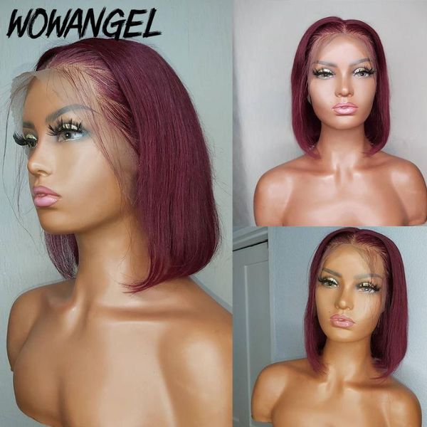 13x4 lace short bob burgundy wigs 150% brazilian remy hair lace front human wigs pre plucke hairline bleached knots baby hair, Black;brown
13x4 lace short bob burgundy wigs 150% brazilian remy hair lace front human wigs pre plucke hairline bleached knots baby hair, Black;brown