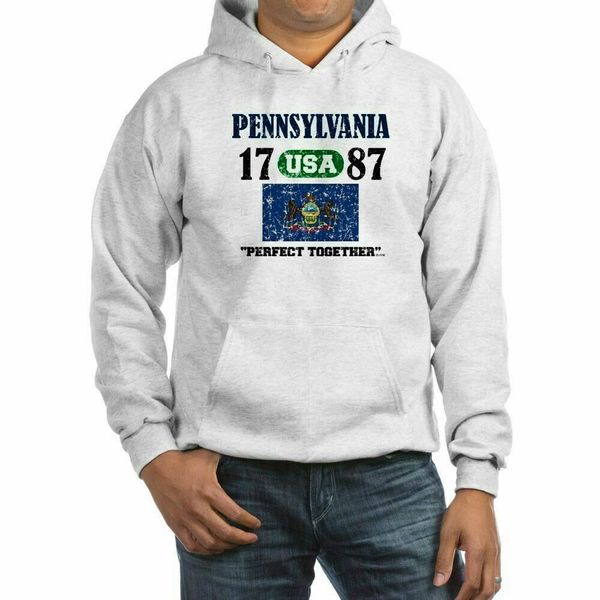 pennsylvania usa 1787 statehood"perfect together "distressed" hoodie w/pockets, Black
pennsylvania usa 1787 statehood"perfect together "distressed" hoodie w/pockets, Black