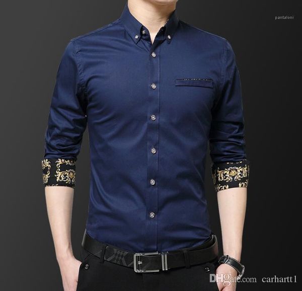 dress shirts embroidery flower autumn lapel neck designer casual male shirt mens gentlemen long sleeve fashion business, White;black
dress shirts embroidery flower autumn lapel neck designer casual male shirt mens gentlemen long sleeve fashion business, White;black