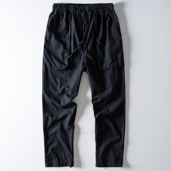 men's pants fashion man trousers long casual ethnic style solid cotton linen spodnie meskie streetwear men, Black
men's pants fashion man trousers long casual ethnic style solid cotton linen spodnie meskie streetwear men, Black