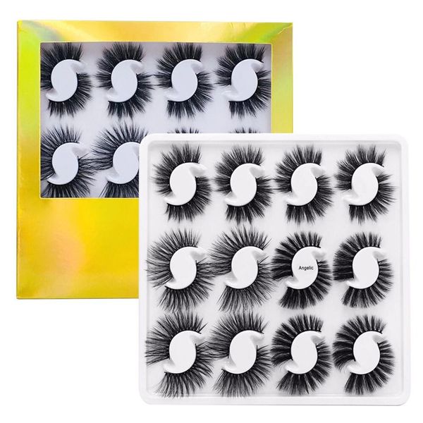 12 pairs eyelashs natural long 3d faux mink eyelashes thick handmade full strip lashes volume soft mink lashes false eyelashes
12 pairs eyelashs natural long 3d faux mink eyelashes thick handmade full strip lashes volume soft mink lashes false eyelashes