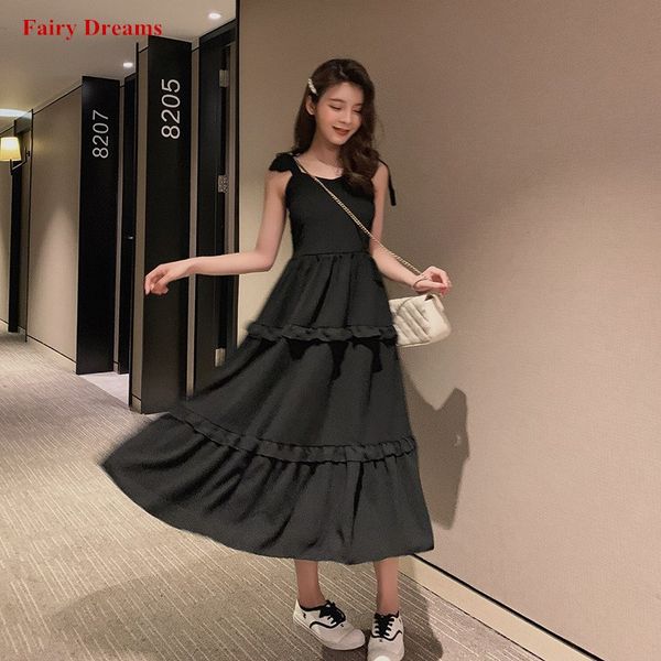 women summer dress sleeveless red black elegant midi strap sundress vestido de festa 2019 new style ladies clothing fairy dreams, Black;gray
women summer dress sleeveless red black elegant midi strap sundress vestido de festa 2019 new style ladies clothing fairy dreams, Black;gray
