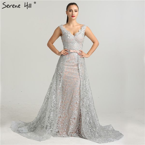 2019 deep-v sleeveless gliter vintage evening dresses mermaid fashion elegant with removrable train evening gown la6235, White;black
2019 deep-v sleeveless gliter vintage evening dresses mermaid fashion elegant with removrable train evening gown la6235, White;black
