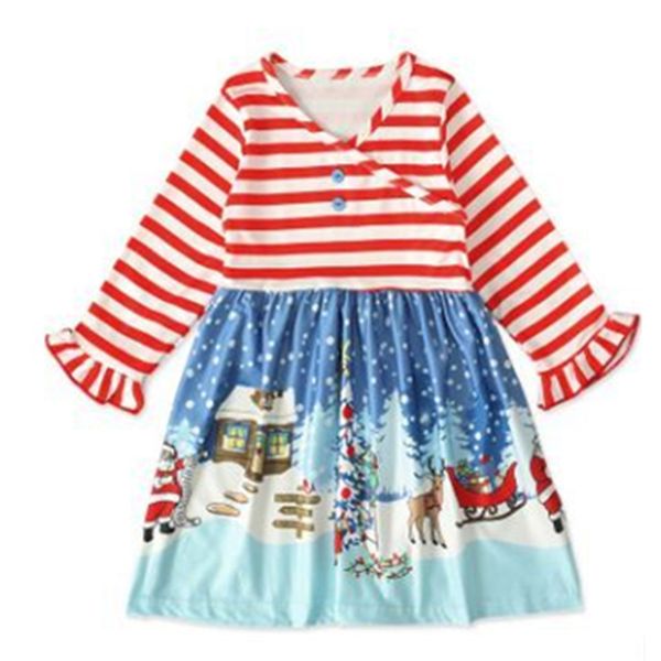 baby girl dress christmas toddler infant baby girl xmas clothes flare long sleeve prom tutu striped v-neck dresses, Red;yellow
baby girl dress christmas toddler infant baby girl xmas clothes flare long sleeve prom tutu striped v-neck dresses, Red;yellow