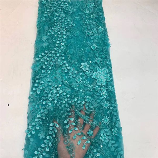 new green laser beaded african lace fabric 3d flowers tulle lace 2020 latest embroidery french net for wedding 5yards / lot, Pink;blue
new green laser beaded african lace fabric 3d flowers tulle lace 2020 latest embroidery french net for wedding 5yards / lot, Pink;blue