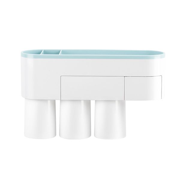 innovative magnetic bathroom wall shelf with 3 tooth mugs adhensive wall mount storage organizer rack for toothbrushes shampoo toiletries
innovative magnetic bathroom wall shelf with 3 tooth mugs adhensive wall mount storage organizer rack for toothbrushes shampoo toiletries