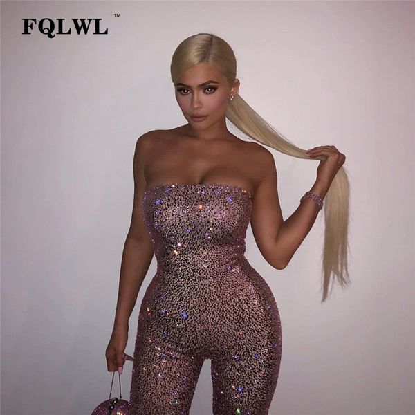 fqlwl sequin jumpsuit women shorts strapless backless bodycon romper women playsuit autumn club female jumpsuit overalls, Black;white
fqlwl sequin jumpsuit women shorts strapless backless bodycon romper women playsuit autumn club female jumpsuit overalls, Black;white