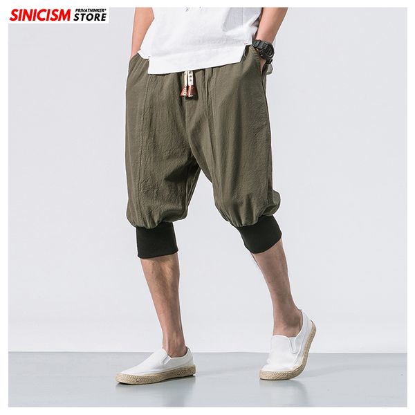 sincism магазин хлопчатобумажного белья мужские летние брюки длиной до икр сплошной цвет тренировочные брюки 2020 китайский стиль человек св, Black 
sincism магазин хлопчатобумажного белья мужские летние брюки длиной до икр сплошной цвет тренировочные брюки 2020 китайский стиль человек св, Black