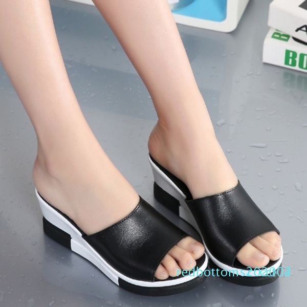new summer women's sandals peep-toe shoes woman high-heels platforms casual wedges for women sandalias con plataforma r02, Black 
new summer women's sandals peep-toe shoes woman high-heels platforms casual wedges for women sandalias con plataforma r02, Black