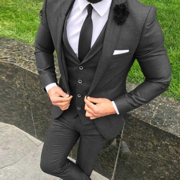 handsome one button groomsmen notch lapel groom tuxedos men suits wedding/prom/dinner man blazer(jacket+pants+tie+vest) 691, Black;gray
handsome one button groomsmen notch lapel groom tuxedos men suits wedding/prom/dinner man blazer(jacket+pants+tie+vest) 691, Black;gray
