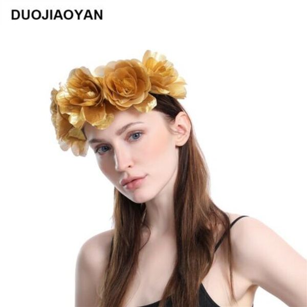 retro bridal headwear rose flower garland elastic wreath headband wedding hairband
retro bridal headwear rose flower garland elastic wreath headband wedding hairband
