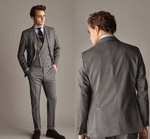 new arrival a self-styled plaid suit jacket custom made men suit groom tuxedos formal suits business men wear(jacket+pants+vest) dh6207, Black;gray
new arrival a self-styled plaid suit jacket custom made men suit groom tuxedos formal suits business men wear(jacket+pants+vest) dh6207, Black;gray