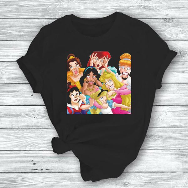 funny princesses new short sleeve t shirt men/women love hip hop t-shirt male summer casual top, White
funny princesses new short sleeve t shirt men/women love hip hop t-shirt male summer casual top, White