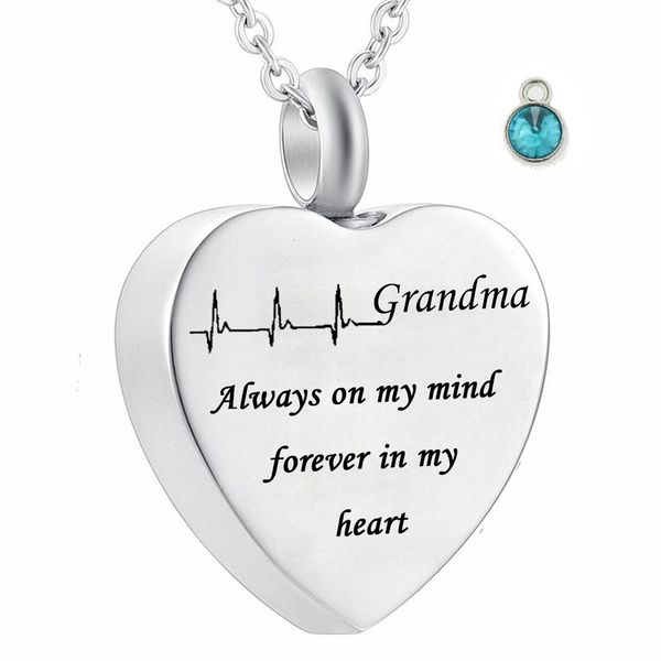 on the electrocardiogram charm cremation jewelry keepsake memorial urn birthstone crystal necklace grandma pendant keychain with fill kit, Silver
on the electrocardiogram charm cremation jewelry keepsake memorial urn birthstone crystal necklace grandma pendant keychain with fill kit, Silver