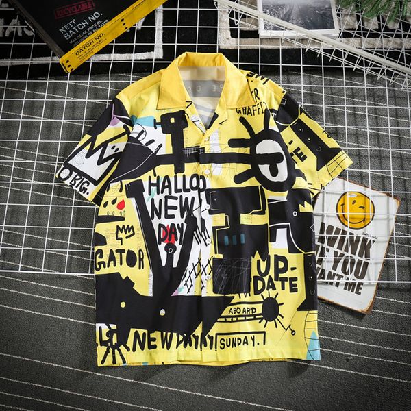 mens fashion casual short sleeve beach 2019 new arrival men hip hop japanese streetwear beach hawaiian shirt chemise homme, White;black
mens fashion casual short sleeve beach 2019 new arrival men hip hop japanese streetwear beach hawaiian shirt chemise homme, White;black